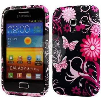 Image 1 of Samsung Galaxy Ace Plus S7500 Flora V6 Силиконов Калъф + Протект