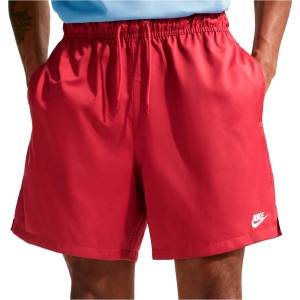 Nike Мъжки къси панталони Nike Nike Club Woven Flow Shorts - Team Crimson / White - размер XL (012-3847-0314)