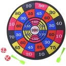 Terč na suchý zip 28 cm + 2 ks míčky + 2 ks šipky