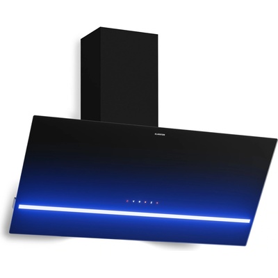 Klarstein Illuminosa наклонен абсорбатор| Режим на извличане и рециркулация | Минималистичен | 818 м³/ч | 90 см (CGCH2-Kl-Ill-90Bk) (CGCH2-Kl-Ill-90Bk)