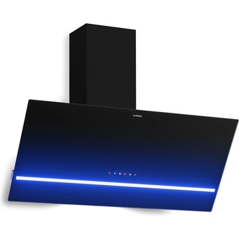 Klarstein Illuminosa наклонен абсорбатор| Режим на извличане и рециркулация | Минималистичен | 818 м³/ч | 90 см (CGCH2-Kl-Ill-90Bk) (CGCH2-Kl-Ill-90Bk)