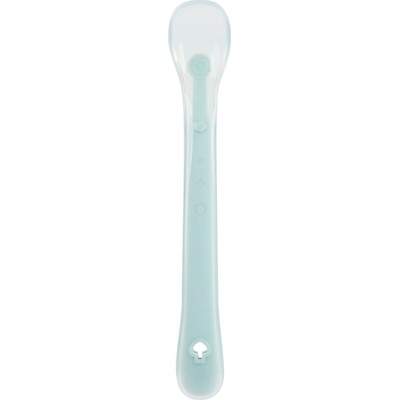 Malý Ježko Silikónová lyžička na kŕmenie s puzdrom rôzné faby Farba: Light Cyan