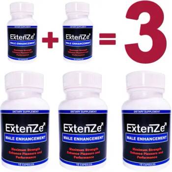 Image 1 of 1+1=3 ExtenZe 15 капсули секс стимулант за мъже