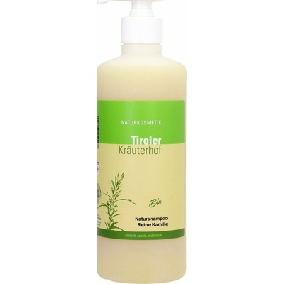 Tiroler Kräuterhof Bio harmančekový šampón 490 ml