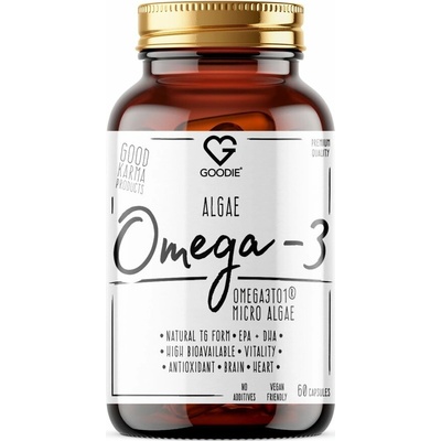 Goodie Omega 3 Vegan z morských rias DHA & EPA 60 kapsúl