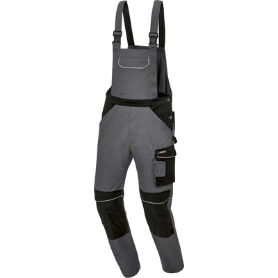Parkside Performance Pánské pracovní kalhoty s laclem šedá
