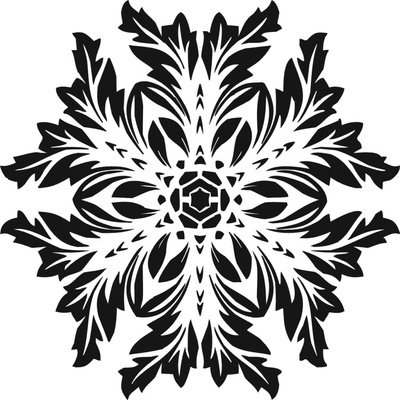 Artemiss Mandala plastová šablóna 13 C 15 cm x 15 cm