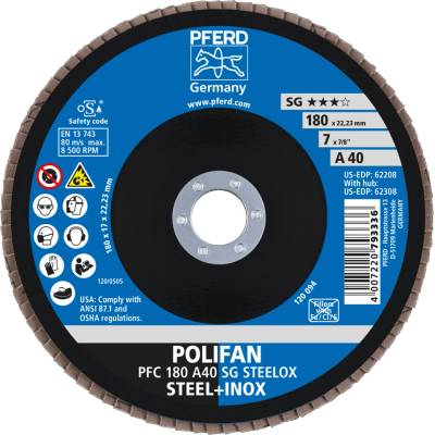 Pferd lamelový brúsny kotúč 180 mm A40 67704185