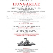 Notitia Hungariae novae historico geographica...