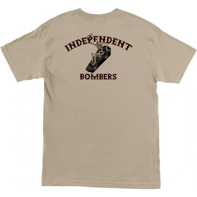 Independent tričko Bombers S/S Heavyweight T-Shirt Sand