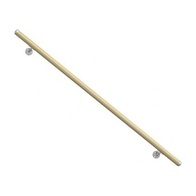 Držadlo zábradlia Pertura Ø 40 mm, 1500 mm, smrek, komplet vr. príslušenstva (15)