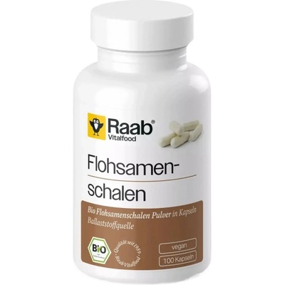 Raab Vitalfood Bio Psyllium Husks Caps [100 капсули]