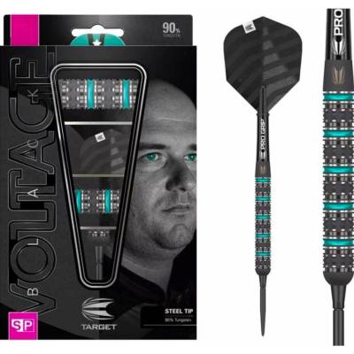 Target - darts Steel Rob Cross Voltage - Black Edition - Swiss Point - 24g