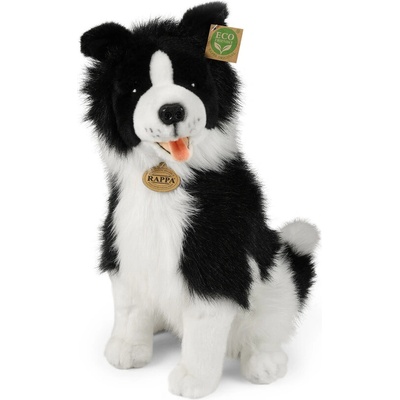 Rappa Еко плюшена играчка Бордър Коли, седящо, 40 см (242739)