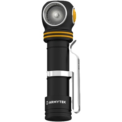 Armytek Headlamp Elf C2 USB-C бял LED ръчен фенер с мощност на батерията 1100 lm (F05103C)