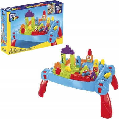 Mega Bloks First Builders STOLÍK BUDUJ A UČ SA