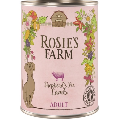 Rosies Farm Adult Jahňacie 6 x 400 g