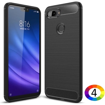 Xiaomi Mi 8 Lite / Xiaomi Mi 8 Youth (Mi 8X) Удароустойчив Carbon Fiber Калъф и Протектор