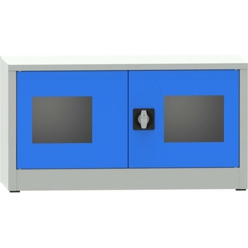 KOVONA Spisová skriňa kovová s presklenými dverami plexisklom - nástavec C2971H2