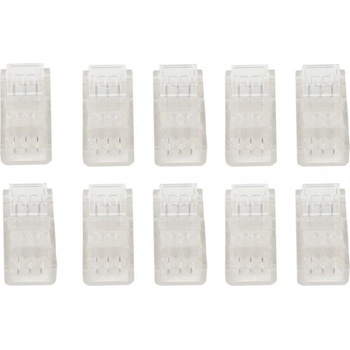 Lightex Захранващ кoнектор за многократна употреба 2PIN за LED лента, COB, 8 мм, IP20 - Lightex (521AL0001225)