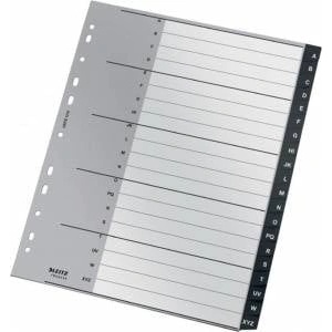 Leitz Number cover Leitz Recycle A4+ black A-Z (12190000)