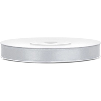 Party Deco Сатенена лента, сребриста, 6мм/25м