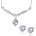 Silenti Jewelry Сребърен комплект "Доверие