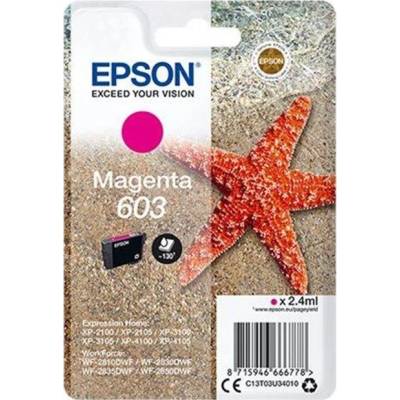 Epson Касета за мастило Epson C13T03U34020, 2, 4 мл, магента, стандартна (C13T03U34020)