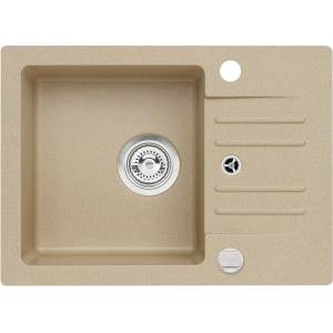 Alveus Cortina - Гранитна мивка 58x42 см, бежова 1133779 (1133779) Мивка за вграждане