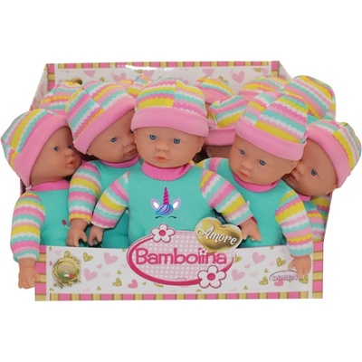 Alltoys Bambolina Amore Miminko s měkkým tělíčkem 20 cm