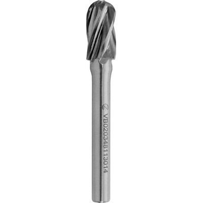 NÁSTROJE CZ Technická fréza válcová rádiusová TK C 9,6x19-6x64 / alu sek - VB020348113014
