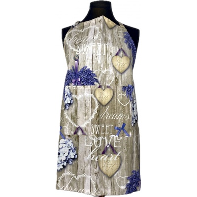 Tegatex Šitá zástěra dlouhá venkovský styl