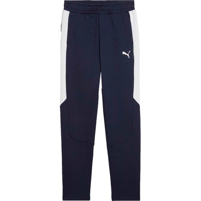 Dámske tepláky Puma TEAMEVOSTRIPE PANTS W tmavo modrá Biela
