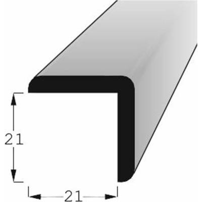 Lišta rohová vnější borovice 21x21mm, délka 200cm