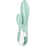 Satisfyer Air Pump Bunny 5 - вибратор с помпа с управление чрез приложение (мента)