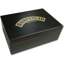 Hampstead Tea London Luxusná čierna drevená kazeta mix vreckových BIO čajov 6 druhov 78 ks