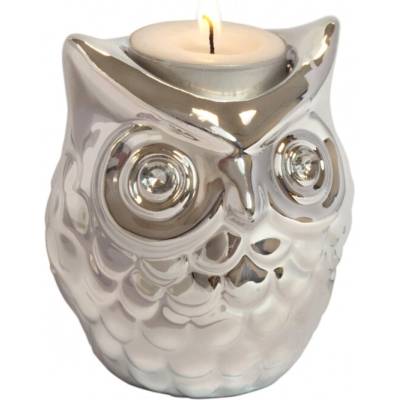Stojanček na čajovú sviečku INVOTIS Owl