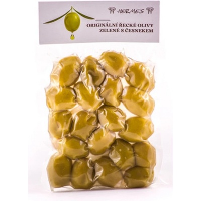 Hermes Zelené olivy s cesnakom 150 g
