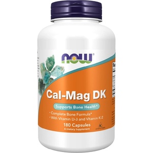 NOW NOW Cal-Mag DK, 180 Capsules - fitnesdobavki - 36,97 лв