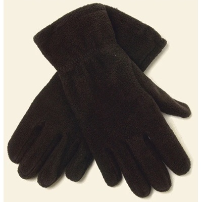 L-Merch Fleecové rukavice C1863 black