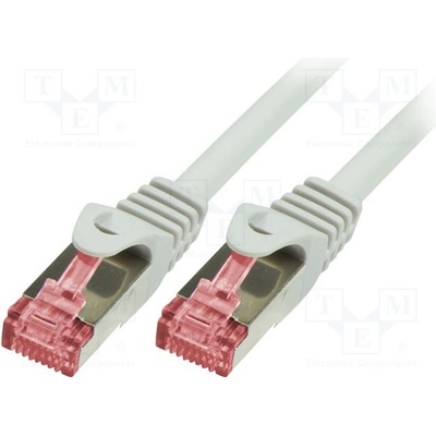 Logilink CQ2061S Patch, S/FTP, 6, licna, Cu, LSZH, 3m, bílý