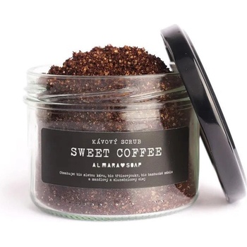 Almara Soap Scrub Sweet Coffee prírodný kávový peeling na telo a tvár 85 g