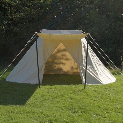 Deepeka Saský stan Jorvik, 5x7m, 425g/m2, přírodní barva