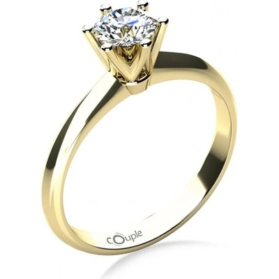 Couple prsten May žluté zlato se zirkonem 6814042 0 1