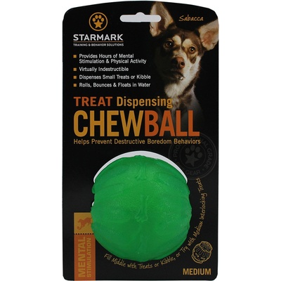 Starmark Treat Dispensing Chew loptička veľ. M 7 cm