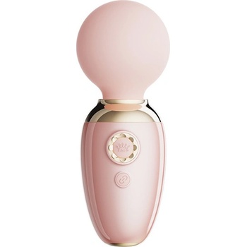 Image 1 of ZALO Ava Heating Mini Wand Vibrator with App Control Light Pink
