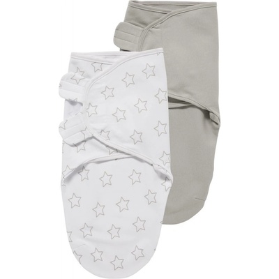Meyco Zavinovačka 2 balení Stars Grey Light Grey