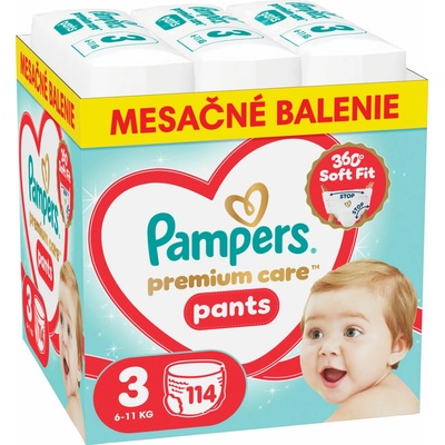 Pampers Prem pants 3 114ks