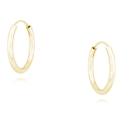 Olivie strieborné krúžky gold 7310