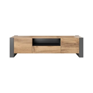 Cama meble Стойка за телевизор Cama ДЪРВО вотан/антрацит (WOOD RTV)